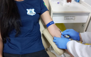 Ação social dos servidores tem o intuito de sensibilizar a população em prol da causa