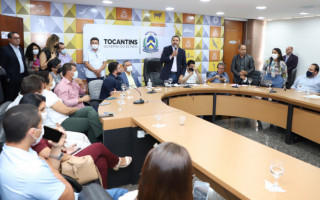 Vereadores e prefeitos da região do Vale do Araguaia apresentaram as demandas da população ao governador Wanderlei Barbosa
