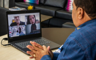 Reunião online foi realizada para tratar das ações em conjunto para atender às famílias atingidas.
