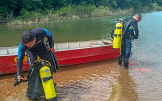 Mergulhadores se preparam para realizar buscas a afogado no interior do estado.