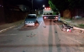 Acidente aconteceu na noite desta terça-feira, 25, em Araguaína.