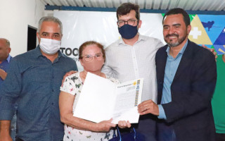Desde que assumiu a Gestão Estadual, o governador Wanderlei Barbosa já realizou a entrega de mais de 1.523 títulos definitivos de imóveis.