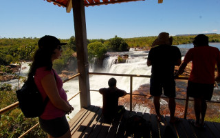 A Cachoeira da Velha é um dos principais pontos turísticos do Jalapão.