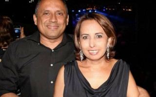 Coronel Benício e a esposa Magda