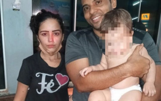 Segundo a mãe, o bebê teria se engasgado com um pedaço de salgado. 