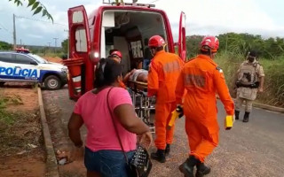 Vítima foi socorrida pelos Bombeiros e encaminhada ao HRA.