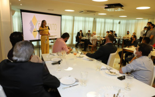 Em evento na Fieto, a presidente da Fomento, Denise Rocha, destacou o crescimento do órgão, principalmente, durante a pandemia da covid-19.
