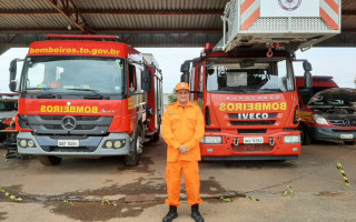 Major Moura, novo comandante do 3º Batalhão de Bombeiros, em Gurupi