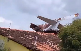 Avião caiu no telhado de uma casa em Balsas (MA)