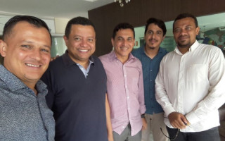 Pastor Márcio Eden, Márlon Reis, bispo Esdras e os pastores Sá e Gigio.