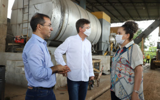   Comitiva visitou UBS, obras de infraestrutura e secretariais