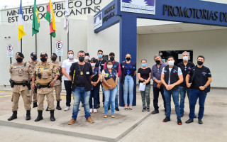 Ação conta com a participação do MPTO, Vigilância Sanitária Estadual e Municipais, Adapec, PM e Procon