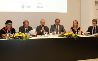 Marcelo Miranda participou do debate que abordou o Desenvolvimento Sustentável da Amazônia e o Equilíbrio Climático.