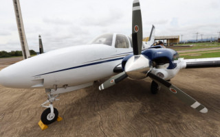 A aeronave Beechcraft estará à disposição nas mais variadas demandas operacionais.