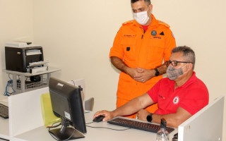 Tenente-coronel Franco destaca a importância do sistema online no atendimento