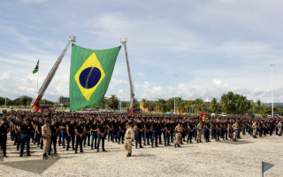 Solenidade de ingresso de 1.000 alunos soldado na PM-TO