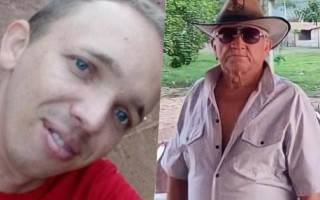 Lucas Emanuel Sousa, de 30 anos, e o avô Edvar Augusto Machado, de 82 anos. 
