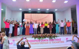 A noite de filiações ao Podemos Mulher reuniu outros nomes importantes que passaram a reforçar o partido.