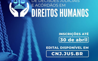 Inscrições podem ser realizadas até o dia 30 de abril.