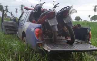 As motocicletas foram recuperadas e entregues às respectivas proprietárias.