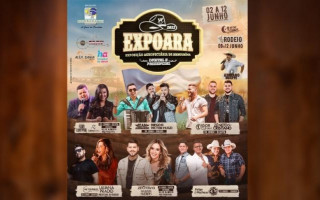 Programação de Shows da Expoara 2022