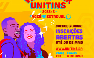 Inscrições podem ser realizadas até o dia 05 de maio.