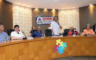 Governador Wanderlei Barbosa durante agenda em Paraíso. 