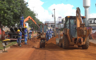 A recuperação do asfalto e das calçadas que receberão as obras seguirão um cronograma de trabalhos diferente.