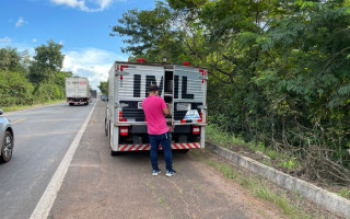 Ossada foi encontrada às margens da BR-153 