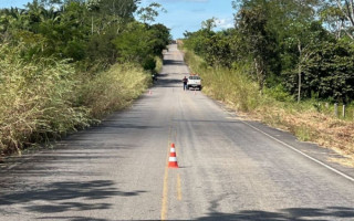 Trecho da TO-164 foi interditado após ser detectada uma erosão debaixo da pista da rodovia.  