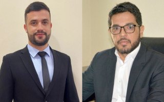 Rafael Sulino (esq.) deixou a Secretaria de Administração, e Washington Luis Campos (dir.), a presidência do Ruraltins.