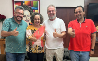  Sebastião Albuquerque, Josi Nunes e Gleydson Nato, e Mauro Carlesse 