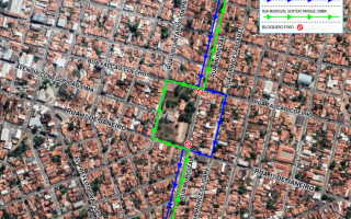 A ASTT solicita a atenção dos condutores e pedestres para os desvios e rotas alternativas nessas regiões