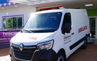 Ambulância já está em operação. 