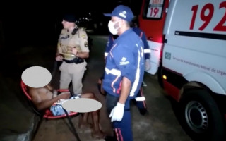 Ele foi socorrido pelo SAMU e levado ao Hospital Regional de Araguaína.