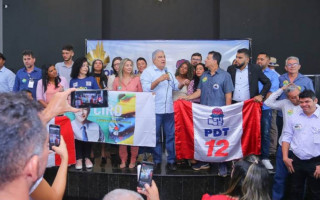 No evento, foi homologada a participação do partido na coligação Aliança pelo Tocantins