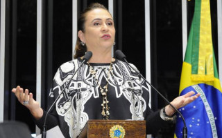 Senadora Kátia Abreu (sem partido) fala de sua expulsão do PMDB.