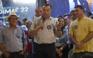 Candidato a vice-governador Freire Júnior (MDB), na chapa com Ronaldo Dimas