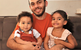 Amadeu Filho decidiu ser uma rede de apoio para a esposa 