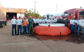 Alunos do Curso de Formação de Praças do CBMTO participaram de  treinamento