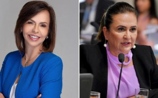 Candidatas ao Senado Professora Dorinha e Kátia Abreu. 