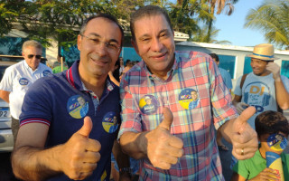 Prefeito de Araguaína Wagner Rodrigues declara apoio a Carlos Amastha para o Senado. 