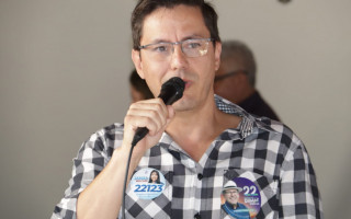 Presidente do Crea-TO, Daniel Iglesias garantiu apoio a Tiago Dimas. 