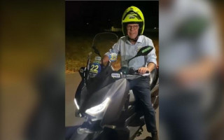 Ronaldo Dimas se prepara para participar de motociata na região do Bico do Papagaio. 