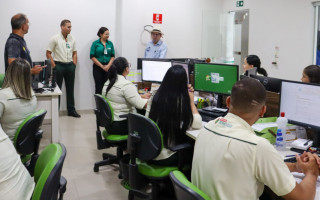 Dimas conversou com funcionários do grupo Nosso Lar, em Araguaína.