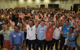 Wanderlei participou de dois eventos políticos em Palmas, nesta terça-feira (13).
