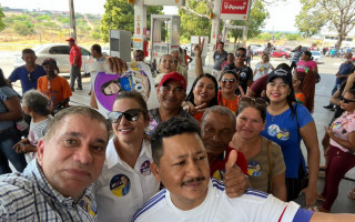 Candidato ao Senado Carlos Amastha em visita a Araguaína. 