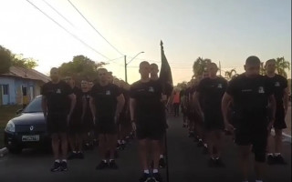 O aluno faz parte da última turma de aprovados no concurso da Polícia Militar.