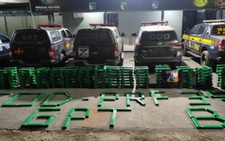 Foram apreendidos 800 kg de substância análoga à maconha