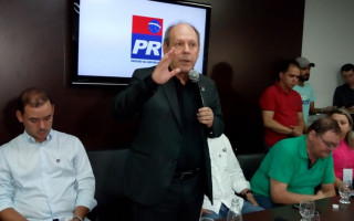 Dimas fez anúncio durante lançamento de sua pré-candidatura ao Governo.